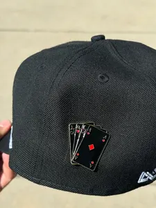 Black Cards Cap Pin