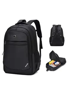2026 Fashion New Versatile Japanese Portable Lightweight Backpack, Men's Business Travel Bag, College Student Bookbag, Large Capacity, Unisex Plain Color