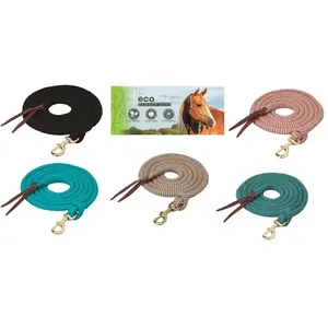 Weaver Leather Bamboo Ecoluxe Horse Lead Rope - Eco-Friendly Organic Bamboo with Brass-Plated Snap