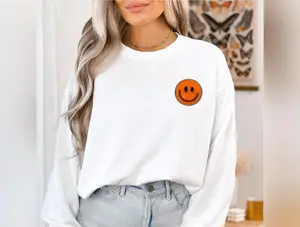 Orange Smiley | Shinny Sequin (5 units) - PAT - 224