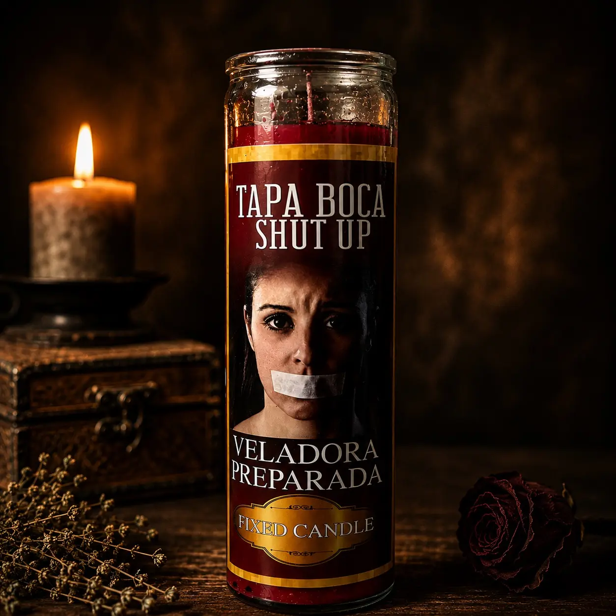 Shut Up Fixed Candle - Tapa Bocas Veladora Preparada
