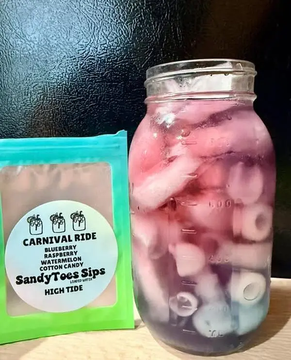 SandyToes Sips Carnival Ride Loaded Tea Drink - Sugar-Free, Gluten-Free Watermelon Beverage