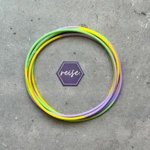 Tri-Blend Collection / Tie-Dye Look / Silicone Stacking Bracelets / Multi-Colored