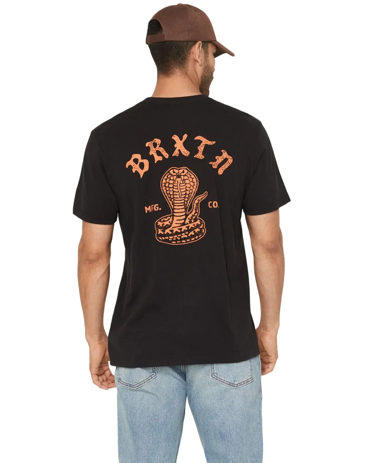 Brixton Men's Men'S Darver Short Sleeve Graphic T-Shirt - 17471-Black