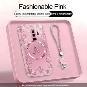 Suitable for [Galaxy S9+] high-end MagSafe phone case，Each of the 26 letters has its own unique characteristics, Includes a complimentary lanyard and magnetic ring—highly practical. YM99