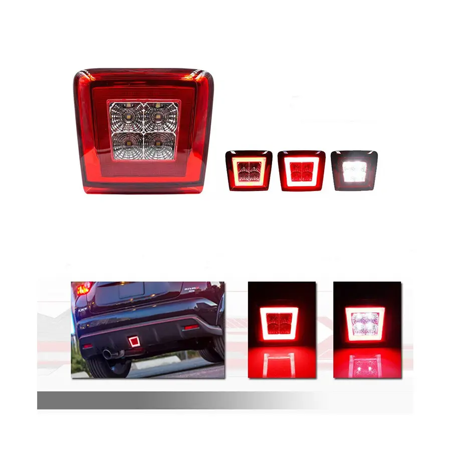1pcs For 2009 2010 2011 2012 2013 2014 2015 2016 2017 2018 2019 2020 2021 Nissan 370Z LED Rear Fog Reverse Backup Lamp Tail 4th Brake Light,Replace OEM 26580-1EL1A 26582-3GY0A