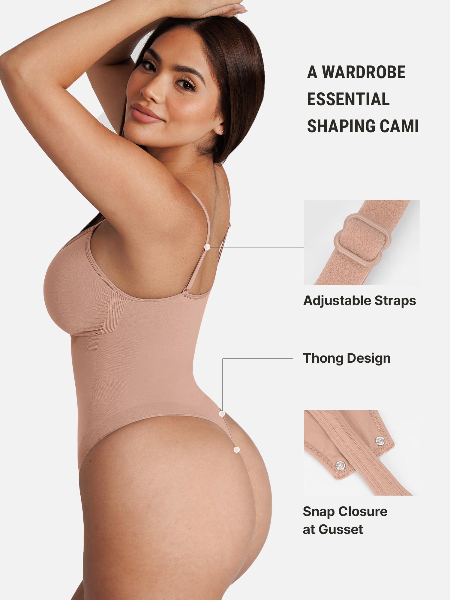 FeelinGirl Seamless Covered Bust Jumpsuit Thong Bodysuit Fit Comfort Slimming  Womenswear 1 Breathable Hip Tops Soft  Deals For You Days Body Hugging bodysuit shapewear Summervibes