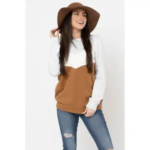 Sweetheart Nursing Sweatshirt - Camel