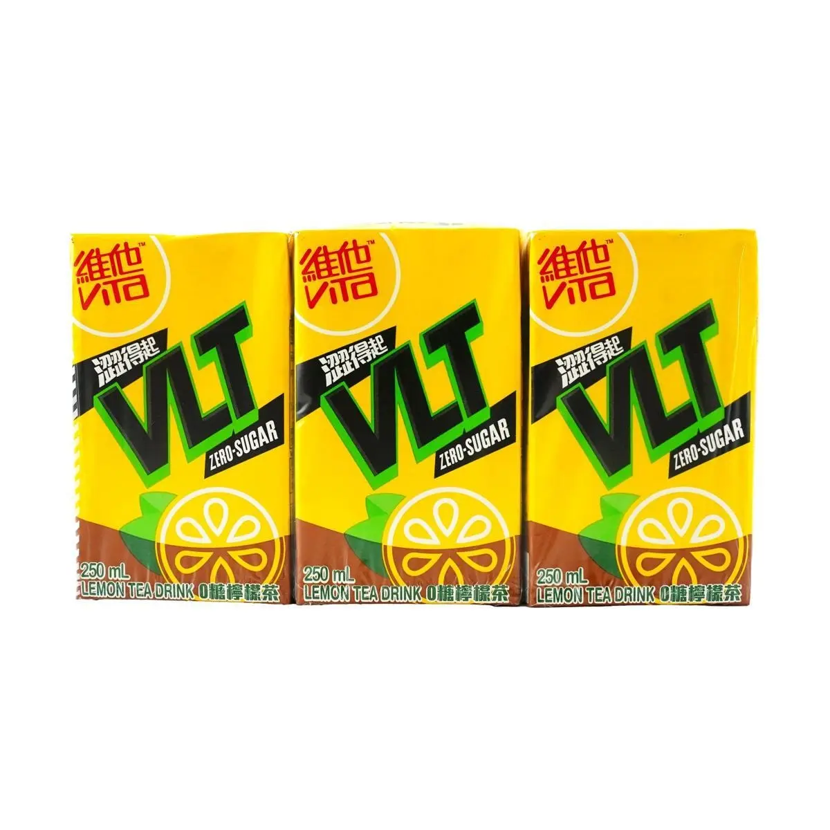 VITA Sugar-Free Lemon Tea 250ml x 6 Cans - Zero Sugar Zero Calorie Hong Kong Style Beverage