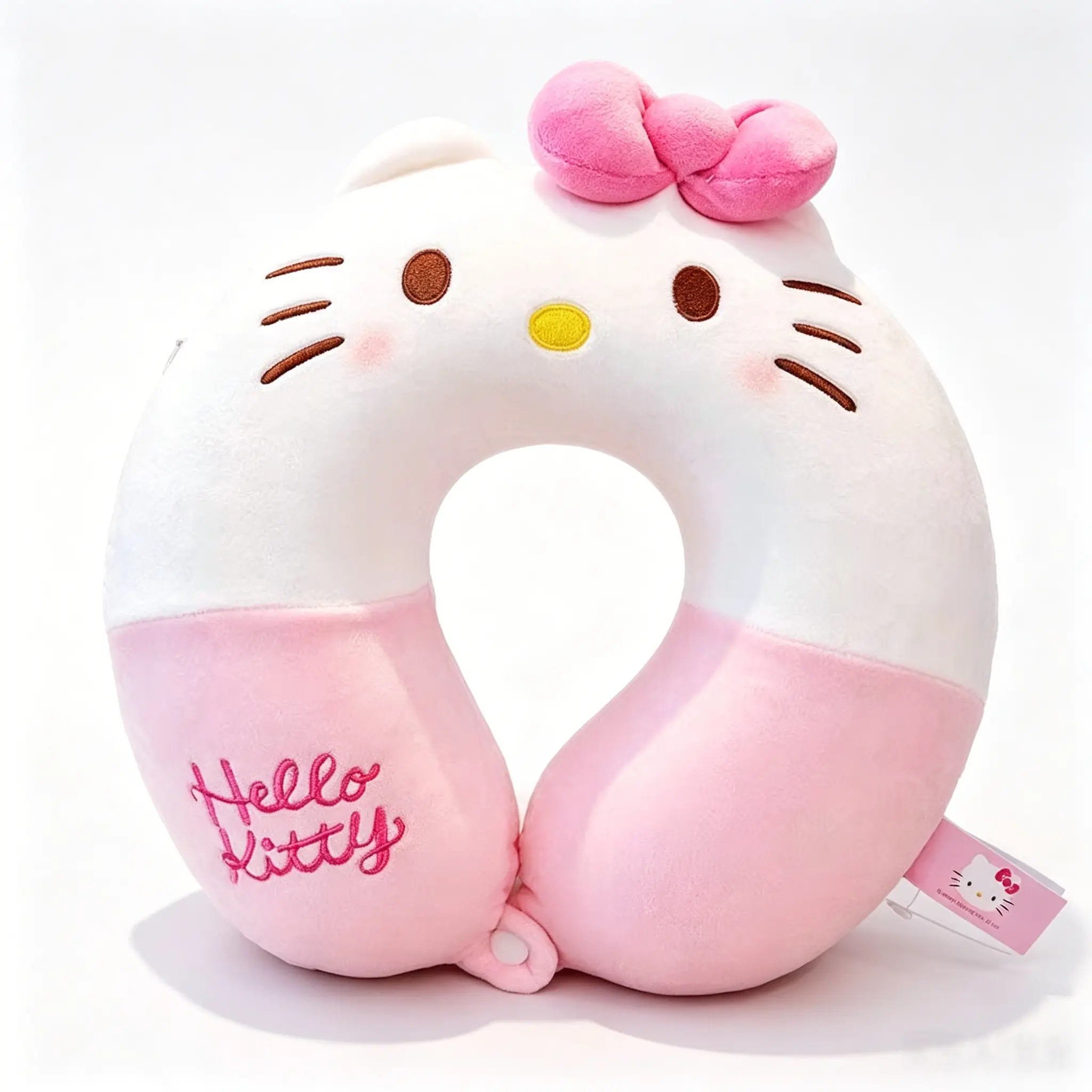 Sanrio Hello Kitty U-Shaped Pillow - Compressed for Shipping, Home Decor Accessory Sanrio Hello Kitty U-Shaped Pillow - Compressed for Shipping, Home Decor Accessory