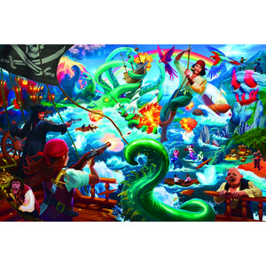 A Pirate's Life for Me! Fantasy Adventure Puzzle | 1000 Piece Jigsaw Puzzle