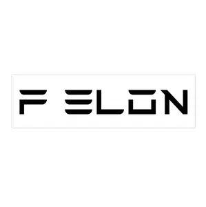 F Elon | Bumper Sticker AND Magnet | Funny Meme Sticker | 8.7'' X 2.7'' | Waterproof Premium Quality
