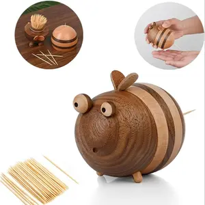 Bee Toothpick Holder Dispenser, Unique Kitchen Tool for Home Decor and Gifts, Cute Bee Decoration for Perfect Kitchen Gift Idea