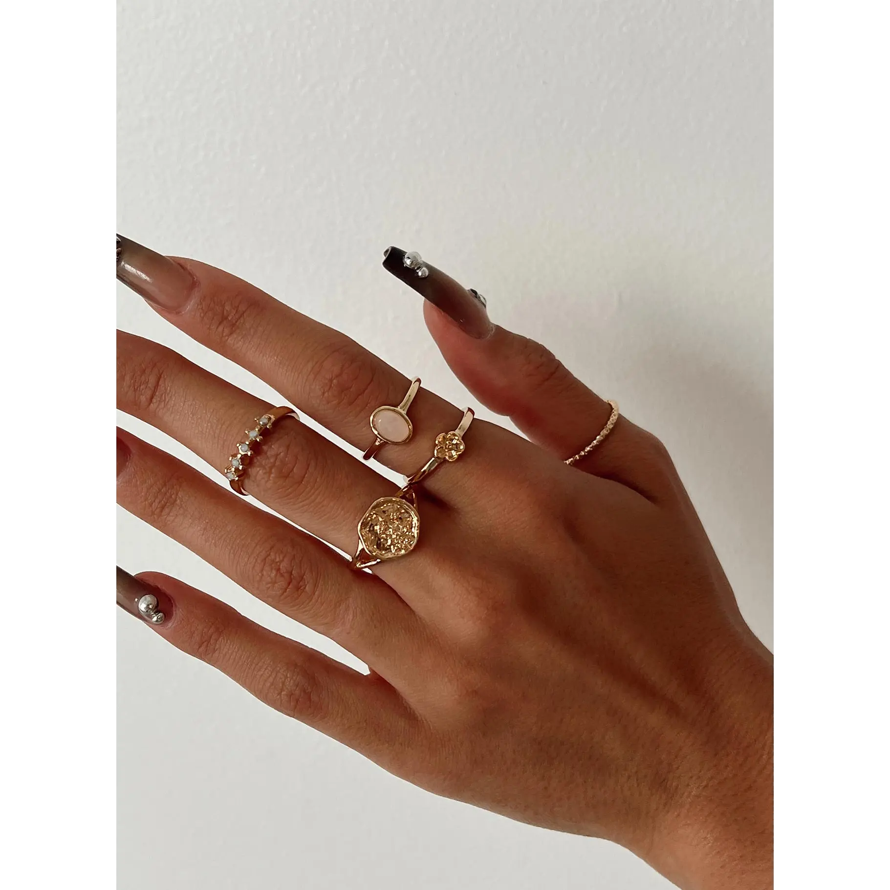 Sonia Ring Pack Gold