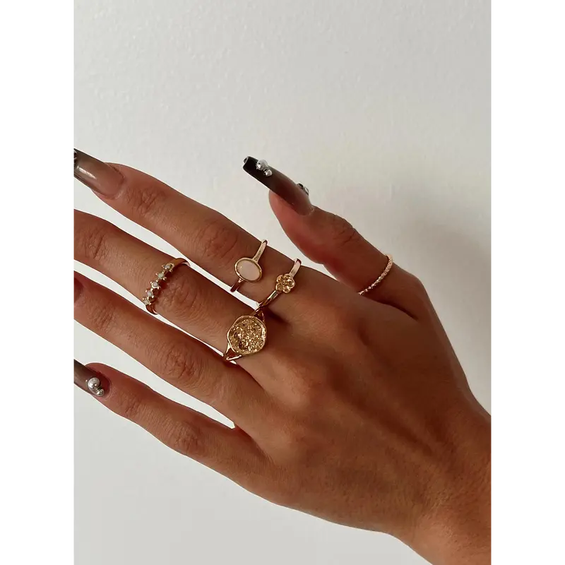 Sonia Ring Pack Gold