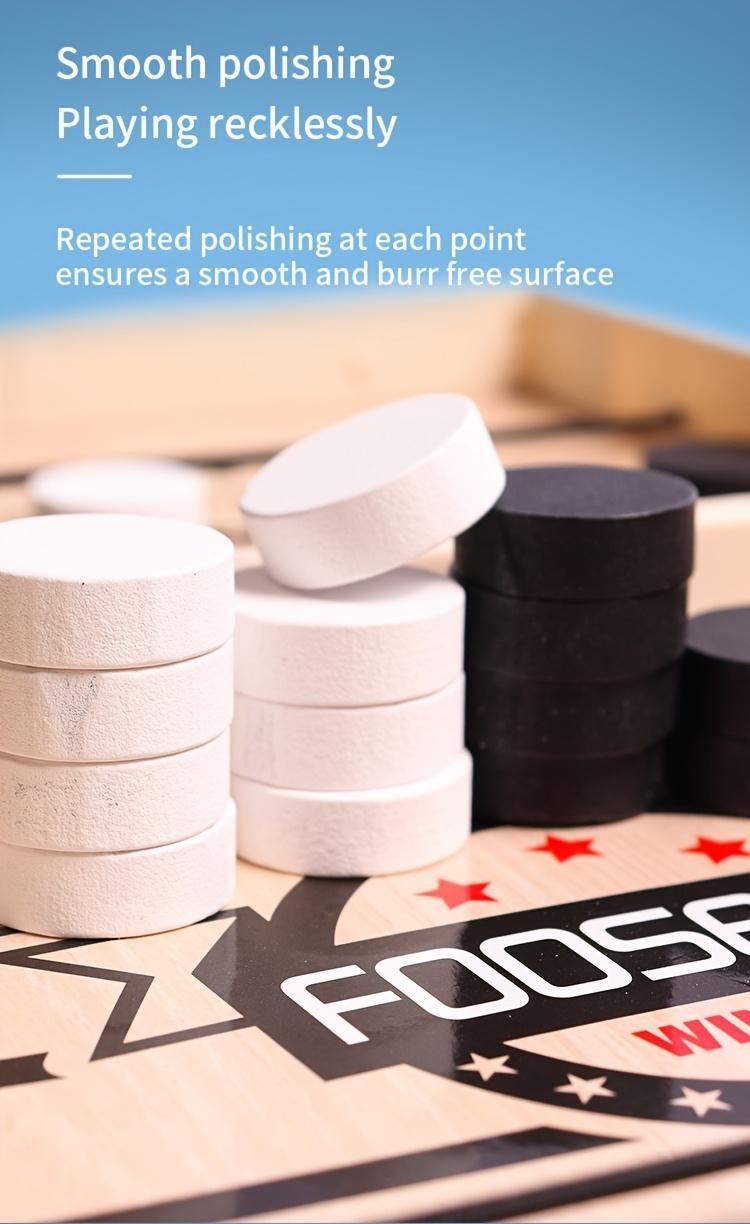 Wooden Catapult Chess for Two Players - Desktop Launching Fun Parent-Child Interactive Competitive Battle Game, Educational Toy for Halloween, Thanksgiving, Christmas, and Birthday Gifts. Some Patterns, Accessories, and Colors May Vary