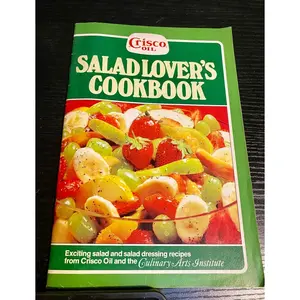 Salad Lover's Cookbook Crisco Oil Vintage Cookbook Salad Recipes 1970s
