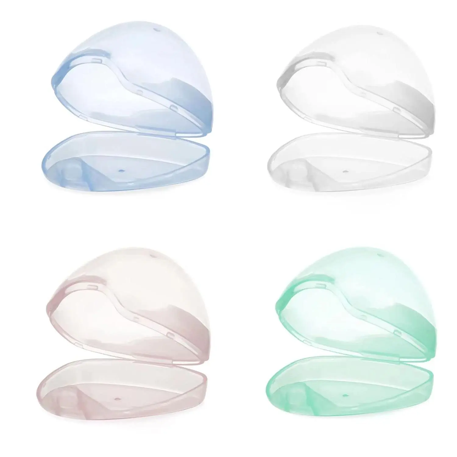 Pacifier Nipple Holder Case Container Boxes (4 Pack) |     Universal Accessories Holders |     Travel Cases |     BPA Free