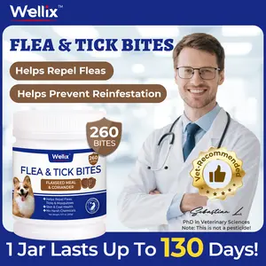 Wellix Flea & Tick Support Chews for Dogs