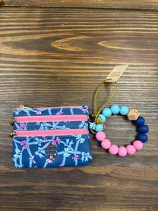 Simply Southern Bead Bangle Wallet - Ribbon