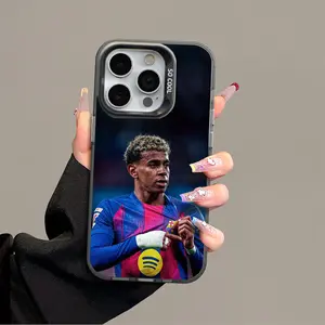 Valverde Anti-Drop Protective Acrylic Phone Case for iPhone 17 ProMax 16 15 14 13 12 11 XS Samsung S25 24 FE 23 22 Ultra Plus with Anti-Collision Strips Non-Slip Grip