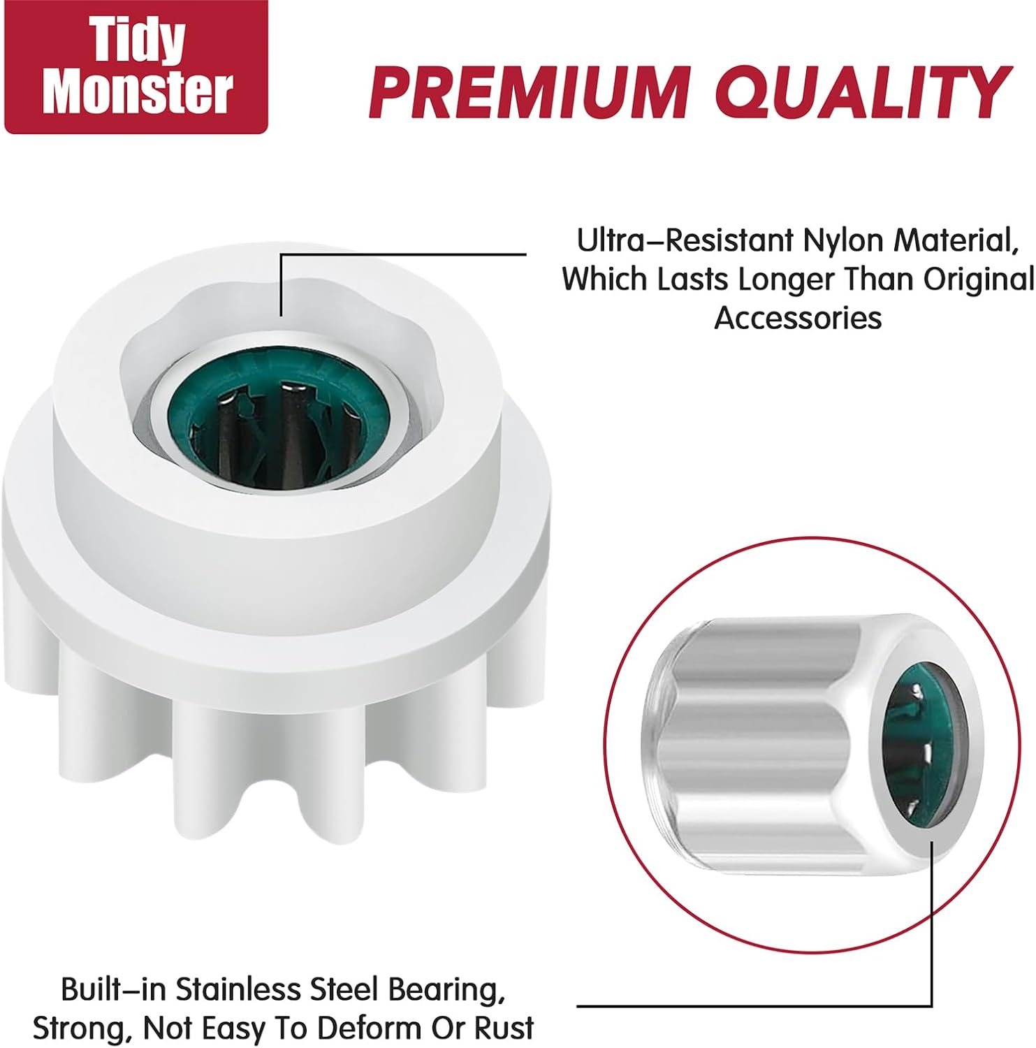 Pedal Bearing Replacement for OCedar Mop Bucket - Easy Fix for O-Cedar Easywring Bucket System. 2 Pack One Way Clutch Gear Sprockets Repair Compatible with 90% Rotation Mop Bucket on The Market. Pedal Bearing Replacement for OCedar Mop Bucket - Easy Fix for O-Cedar Easywring Bucket System. 2 Pack One Way Clutch Gear Sprockets Repair Compatible with 90% Rotation Mop Bucket on The Market.