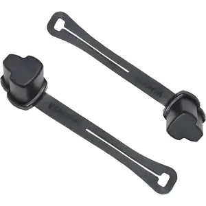 2 PCS 3 Prong Plug Protector Insulated Weatherproof Silicone Cover 120 Volt Extension Harness for Most Cars Trucks Repair Accessories Black