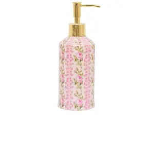 LoveShackFancy Elianna Bathroom Soap Lotion Dispenser, Strawberry Macaroon Design