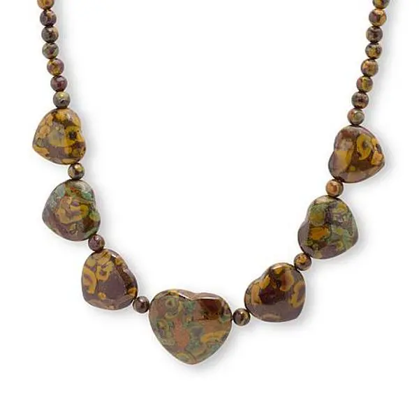 Mine Finds by Jay King 18" Congolese Flower Calcite Beaded Station Necklace