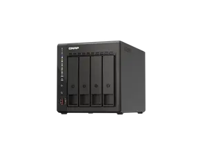 QNAP 4-Bay High-Performance desktop NAS with Intel Celeron 4-Core J6412, onboard 8GB RAM, 2 x 2.5GbE, 1 x HDMI 1.4b, 2 x M.2 PCIe Gen 3 Slots, 2x USB 3.2 Gen2 Type A, long term supply up to 2029