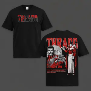 Thragg Viltrumite War - Invincible Comic Double Printed Oversize Lightweight Acid Tshirt Tee TV Series Graphic Tee T-Shirt, Vintage Oversized Streetwear Heavy Cotton Tee, Gift For Fans Merch