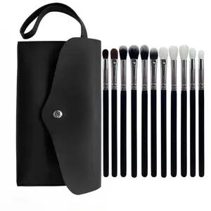 11 makeup brushes, new eyeshadow brushes, soft fiber with large bristles, complete set of beauty tools including eyebrow brush, nose contour brush, and detail brush