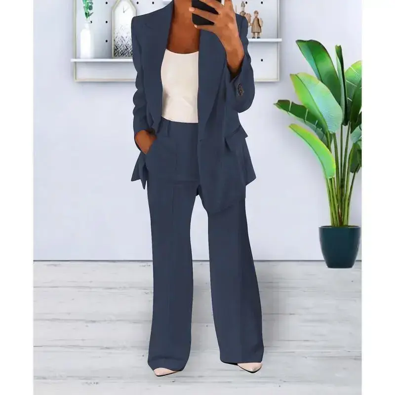 Women's Two Piece Sets Pants Suits Dressy Business Casual Outfits Professional Blazer Pantsuits Set Work Office Women's Two Piece Sets Pants Suits Dressy Business Casual Outfits Professional Blazer Pantsuits Set Work Office