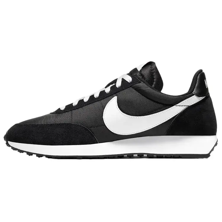 NIKE Men's Air Tailwind 79 'Black White' Old School Cool Running Sneaker - Nylon Casual Athletic Outdoor Footwear, Lightweight, Classic Silhouette, Waffle Sole, Vintage, Rubber Waffle
