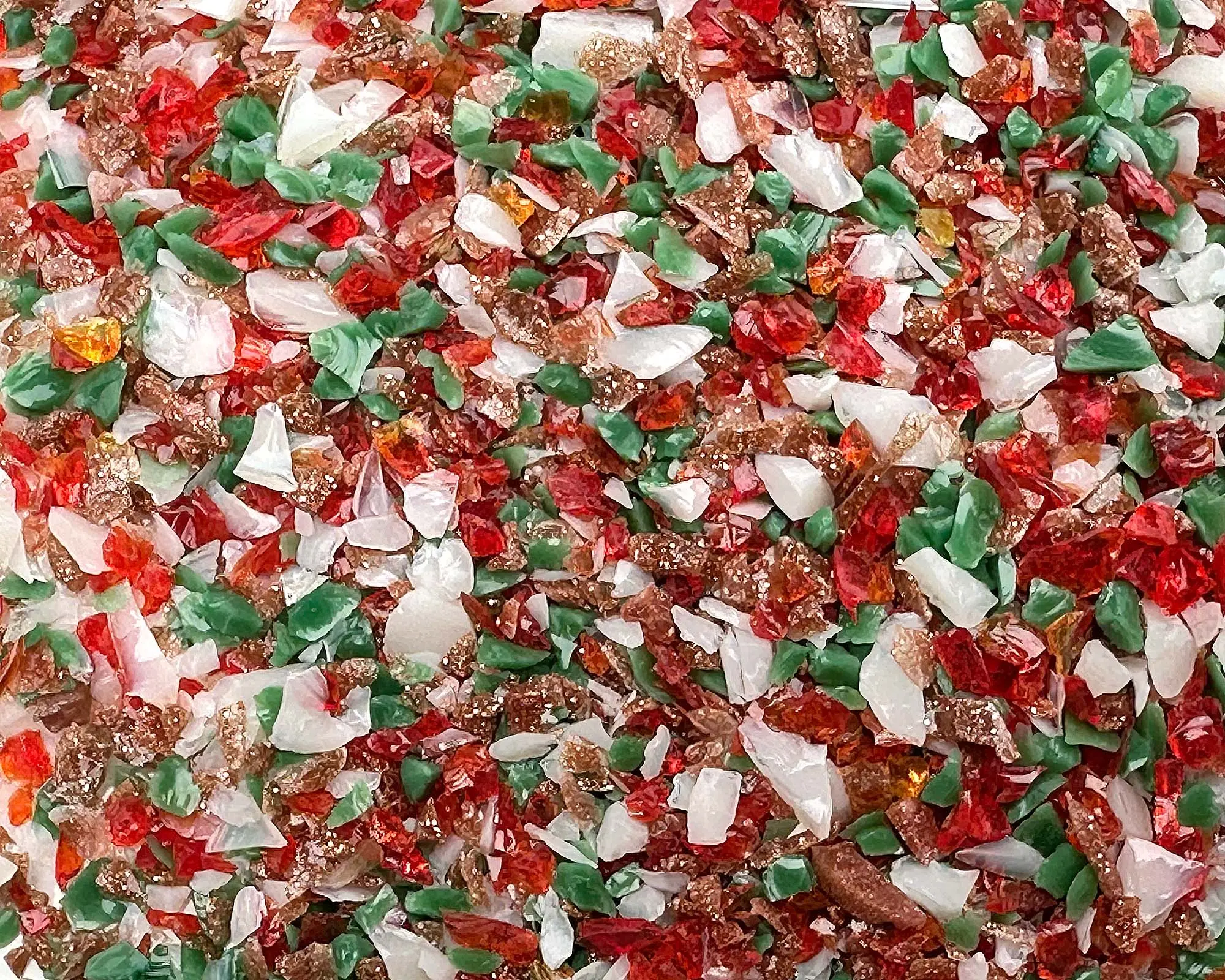 Christmas Sparkle Special Frit Blend, 1 or 2 oz, 96 COE