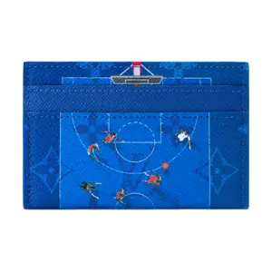 Louis Vuitton Double Monogram Coated Canvas Cardholder for Men in Blue