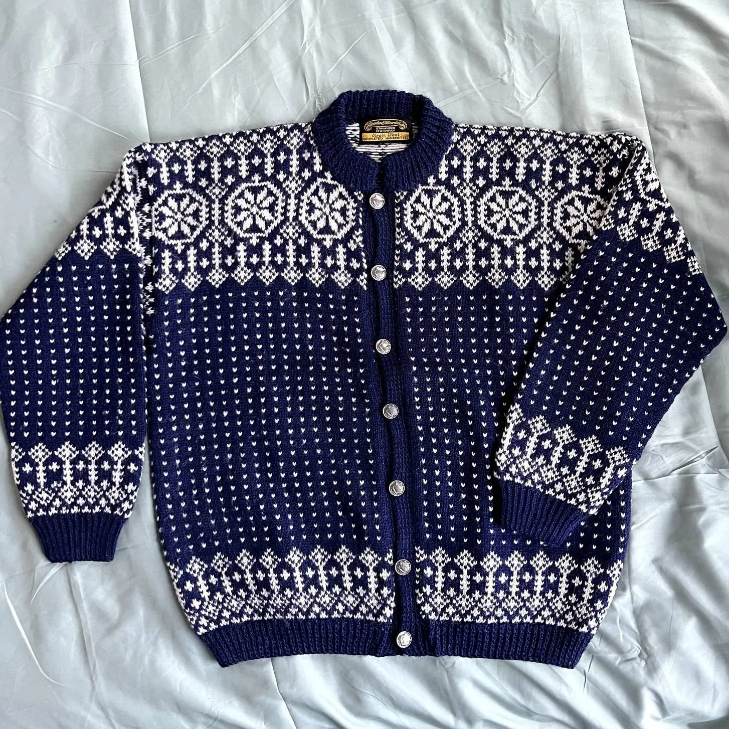 Vintage Rogaland Ullvarelag Ski Sweater