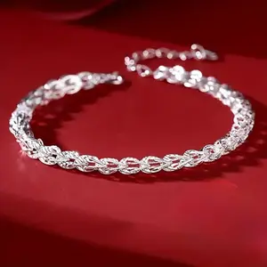 Silver Phoenix Tail Minimalist Bracelet - Simple, Elegant Design for Daily Wear & Special Occasions