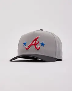 Mens New Era MLB Atlanta Braves 9Fifty A-Frame Snapback Hat