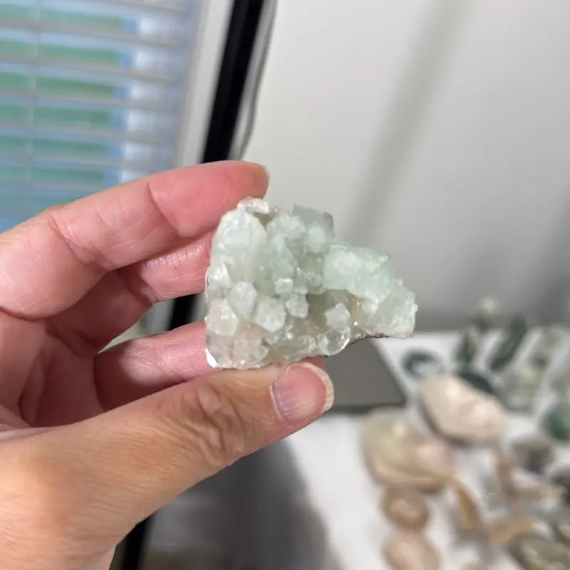 Apophyllite in Stilbite (A12) natural specimen
