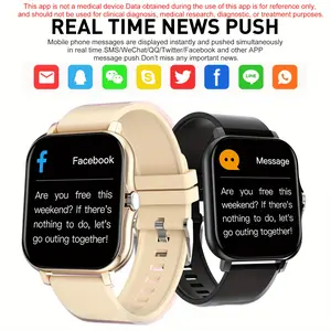 A Smartwatch Compatible with Android And Iphone That Features SMS Capabilities, Fitness Tracking, Various Sports Modes, a Pedometer, Distance Measurement, Calorie Tracking, Call Functionality, And Multiple Interfaces, Suitable for All Genders