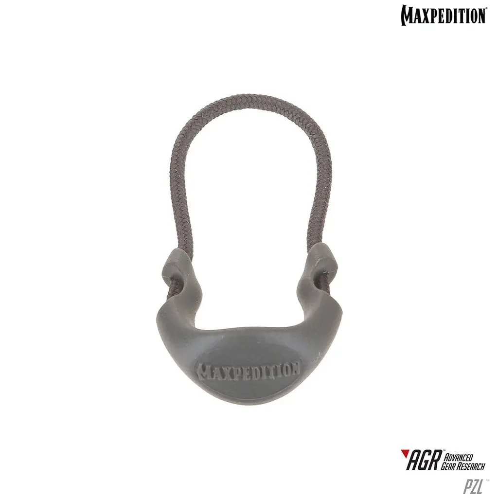 Maxpedition PZLGRY Large Zipper Pulls, Gray - Pack of 6