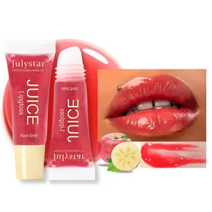 Fruit Flavored Lip Gloss, 1 Count Moisturizing Lip Glaze Stick, Long Lasting Tinted Lip Gloss, Glossy Lip Glaze Stick, Plumping Lip Oil Lip Stick