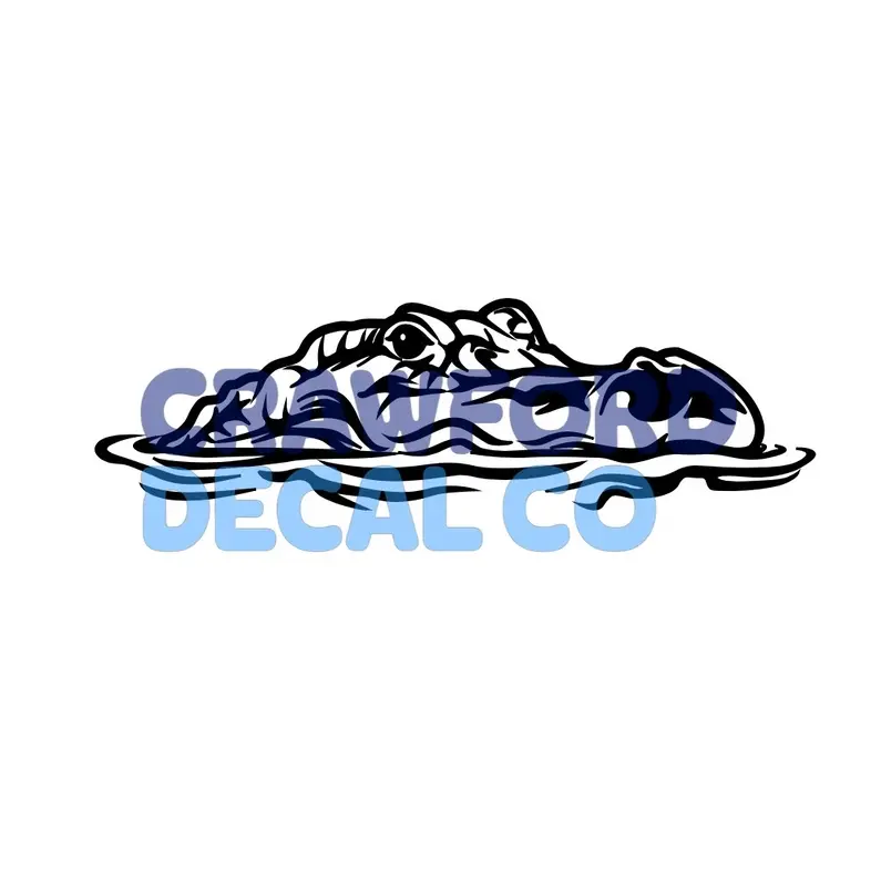 Alligator Decal for Trucks Cars and More Multiple Colors Available Easy to Apply
