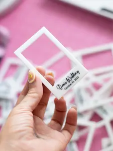 Custom mini frame, magnet, fridge ornament, custom message, acrylic