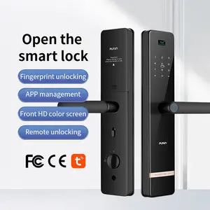 Puxin A2 Fingerprint Lock, Home Security Door, Smart Door Lock, Entrance Door, Electronic Password Lock, Large Door Lock, Semi-automatic