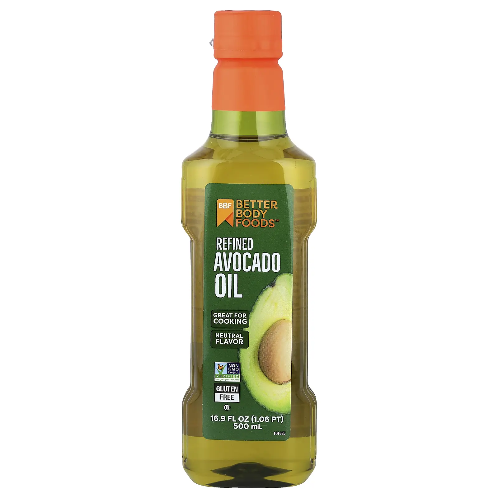 BetterBody Foods Refined Avocado Oil, 16.9 fl oz (500 ml) BetterBody Foods Refined Avocado Oil, 16.9 fl oz (500 ml)