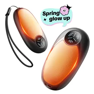 Hand Warmers Rechargeable 2 Pack Electric Hand Warmer Magnetic Ultrathin Portable for Men Women Christmas Hiking Golf Hunting Accessories