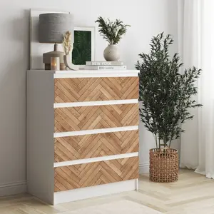 Ikea Malm Decal Wooden Parquet \ Dresser Sticker \ Removable Decal \ Ikea Dresser Stickers \ Malm Decal \ Ikea Vinyl Decal