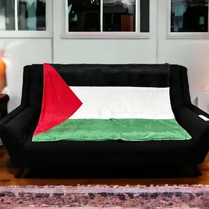 Palestine Flag Throw Blanket